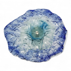 JASněnka tmavě modrá s tyrkysovým středem M